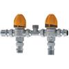 Tiemme KIT SOLARE TIEMME 5 VIE DEVIATRICE 45° E MISCELATORE TERMOSTATICO 30-55° 475KIT - 4750050