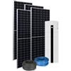 Clivet KIT FOTOVOLTAICO DA 4,92 KW COMPOSTO DA SISTEMA DI ACCUMULO ELETTRICO CLIVET SINERGY 51.10 CON 2 PACCHI BATTERIA DA 5 KWH CON INVERTER MONOFASE DA 5 KW PIÙ PANNELLI SOLARI MONOCRISTALLINI SUNTECH ULTRA V PRO MINI DA 410 W E KIT CAVO COLLEGAMENTI