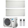 Daikin CLIMATIZZATORE CONDIZIONATORE DAIKIN BLUEVOLUTION DUAL SPLIT INVERTER STYLISH WHITE R-32 WI-FI 7000+7000 CON 2MXM50M9 FTXA-AW Garanzia Italiana 7+7