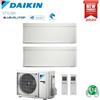 Daikin CLIMATIZZATORE CONDIZIONATORE DAIKIN BLUEVOLUTION DUAL SPLIT INVERTER STYLISH WHITE R-32 WI-FI 7000+9000 CON 2MXM50M9 FTXA-AW Garanzia Italiana 7+9