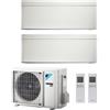 Daikin CLIMATIZZATORE CONDIZIONATORE DAIKIN BLUEVOLUTION DUAL SPLIT INVERTER STYLISH WHITE R-32 WI-FI 7000+7000 CON 2MXM40M FTXA-AW Garanzia Italiana 7+7