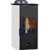 Laminox TERMOSTUFA A PELLET LAMINOX MOD. FLORA IDRO 13 KW COLORE BIANCO - NEW