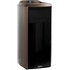 Laminox TERMOSTUFA A PELLET LAMINOX IDROVENTILATA MODELLO TINA LUX 20 KW BLACK LINE VERSION COLORE BRONZO