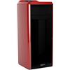 Laminox TERMOSTUFA A PELLET LAMINOX IDROVENTILATA MODELLO TINA LUX 20 KW BLACK LINE VERSION COLORE ROSSO