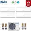 Baxi CLIMATIZZATORE CONDIZIONATORE BAXI INVERTER QUADRI SPLIT HALO BIANCO 9000+9000+12000+12000 CON LSGT100-4M R-32 9+9+12+12 - NEW