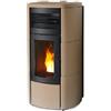 Mcz STUFA A PELLET MCZ CLUB HYDROMATIC 16 TOP E FIANCHI IN CERAMICA MAESTRO M1 - 16 KW SABBIA