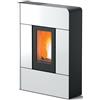 Mcz STUFA A PELLET IN ACCIAIO MCZ RAAM COMFORT AIR 8 S1 8 KW BIANCA