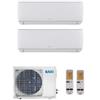 Baxi CLIMATIZZATORE CONDIZIONATORE BAXI INVERTER DUAL SPLIT ASTRA 9000+12000 CON LSGT40-2M R-32 WI-FI READY -NEW 9+12