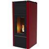 Mcz STUFA A PELLET CANALIZZABILE MCZ TEIA KW 10 BORDEAUX COMFORT AIR 10 S2 - NEW