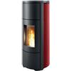 Mcz STUFA A PELLET CANALIZZABILE MCZ FLOW COMFORT AIR 10 M1 10 KW IN ACCIAIO CON RIVESTIMENTO IN CERAMICA BORDEAUX - NEW
