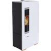 King STUFA A PELLET 5 KW MINI KING 5 CON TELECOMANDO - COLORE BIANCA