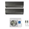 Haier CLIMATIZZATORE CONDIZIONATORE HAIER DUAL SPLIT INVERTER FLEXIS PLUS BLACK R-32 7000+7000 CON 2U40S2SM1FA WI-FI hOn - NEW -7+7
