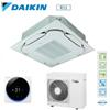 Daikin CONDIZIONATORE CLIMATIZZATORE DAIKIN SKY AIR ADVANCE R32 CASSETTA INCASSO ROUND FLOW 42000 BTU FCAG125B CON COMANDO A FILO E GRIGLIA STANDARD - TRIFASE