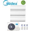 Midea CLIMATIZZATORE CONDIZIONATORE TRIAL SPLIT INVERTER MIDEA XTREME R-32 9000+9000+9000 BTU 9+9+9 CON M3OF-27HFN8-Q WI-FI INCLUSO NEW