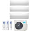 Midea CLIMATIZZATORE CONDIZIONATORE TRIAL SPLIT INVERTER MIDEA ULTIMATE COMFORT R-32 9000+12000+12000 BTU A++ CON M3O-27FN8-Q WI-FI NEW