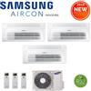 Samsung CLIMATIZZATORE CONDIZIONATORE SAMSUNG TRIAL SPLIT WINDFREE R-32 A CASSETTA 1 VIA 9000+9000+12000 CON AJ068RCJ - NEW 9+9+12