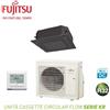 Fujitsu CLIMATIZZATORE CONDIZIONATORE FUJITSU SPLIT CASSETTA KR CIRCULAR FLOW INVERTER AUXG18KRLB 18000 BTU MONOFASE CON FILOCOMANDO E GRIGLIA INCLUSI NERO