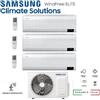 Samsung CLIMATIZZATORE CONDIZIONATORE SAMSUNG INVERTER TRIAL SPLIT WINDFREE ELITE 7000+9000+9000 con AJ068TXJ R-32 CLASSE A++ WIFI - NEW 7+9+9