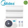 Midea CLIMATIZZATORE CONDIZIONATORE DUAL SPLIT INVERTER MIDEA XTREME R-32 9000+18000 BTU 9+18 CON M2OD-18HFN8-Q WI-FI INCLUSO NEW