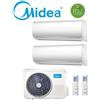 Midea CLIMATIZZATORE CONDIZIONATORE DUAL SPLIT INVERTER MIDEA RIGHT R-32 9000+9000 BTU CON M2OD-18FN8-Q WI-FI OPTIONAL- CLASSE A++ - NEW - 9+9