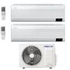 Samsung CLIMATIZZATORE CONDIZIONATORE SAMSUNG INVERTER DUAL SPLIT WINDFREE ELITE 9000+9000 BTU con AJ050TXJ R-32 CLASSE A+++ WIFI - NEW 9+9