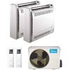 Midea CLIMATIZZATORE CONDIZIONATORE DUAL CONSOLE MIDEA R-32 12000+12000 BTU A++ 12+12 CON M2OE-18HFN8-Q NEW