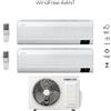 Samsung CLIMATIZZATORE CONDIZIONATORE SAMSUNG INVERTER DUAL SPLIT WINDFREE AVANT 9000+18000 con AJ050TXJ R-32 CLASSE A+++ WIFI - NEW 9+18