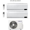 Samsung CLIMATIZZATORE CONDIZIONATORE SAMSUNG INVERTER DUAL SPLIT WINDFREE AVANT 9000+9000 con AJ050TXJ R-32 CLASSE A+++ WIFI - NEW 9+9