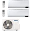 Samsung CLIMATIZZATORE CONDIZIONATORE SAMSUNG INVERTER DUAL SPLIT CEBU WI-FI 9000+12000 con AJ050TXJ R-32 CLASSE A+++ WIFI - NEW 9+12