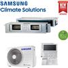 Samsung CLIMATIZZATORE CONDIZIONATORE SAMSUNG INVERTER CANALIZZABILE GAMMA FJM DUAL SPLIT 9000+18000 BTU CON AJ052TXJ3KG/EU R32 CON COMANDO A FILO PREMIUM-NEW