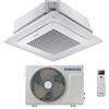 Samsung CLIMATIZZATORE CONDIZIONATORE SAMSUNG CASSETTA A 4 VIE WINDFREE INVERTER R32 36000 BTU AC0100RN4DKG/EU CON TELECOMANDO WIRELESS E PANNELLO INCLUSO - MONOFASE
