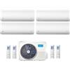Midea CLIMATIZZATORE CONDIZIONATORE QUADRI SPLIT INVERTER MIDEA XTREME R-32 9000+12000+12000+12000 BTU 9+12+12+12 CON M4OE-28HFN8-Q WI-FI INCLUSO NEW