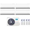 Midea CLIMATIZZATORE CONDIZIONATORE QUADRI SPLIT INVERTER MIDEA BREEZELESS+ R-32 9000+9000+9000+12000 BTU A++ CON M4O-36FN8-Q WI-FI INCLUSO NEW 9+9+9+12