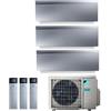 Daikin CLIMATIZZATORE CONDIZIONATORE DAIKIN TRIAL SPLIT INVERTER serie 3 FTXJ R-32 EMURA III ARGENTO Bluevolution 9000+9000+15000 con 3MXM68N9 WI-FI INCLUSO - NEW -9+9+15