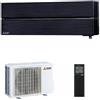 Mitsubishi Electric CLIMATIZZATORE CONDIZIONATORE MITSUBISHI ELECTRIC INVERTER serie LN KIRIGAMINE STYLE MSZ-LN25VGB WI-FI R-32 9000 BTU NERO ONICE