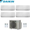 Daikin CLIMATIZZATORE CONDIZIONATORE DAIKIN QUADRI SPLIT INVERTER serie A FTXM R-32 PERFERA ALL SEASONS Bluevolution 7000+7000+9000+12000 con 4MXM68A9 WI-FI INCLUSO - NEW -7+7+9+12