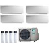 Daikin CLIMATIZZATORE CONDIZIONATORE DAIKIN QUADRI SPLIT INVERTER serie 3 FTXJ R-32 EMURA III BIANCO Bluevolution 7000+7000+9000+12000 con 4MXM68N9 WI-FI INCLUSO - NEW -7+7+9+12