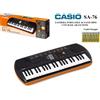 Casio SA 76 (sa77 sa78) TASTIERA SA76 44 mini Tasti con fondo Arancione e 6 PILE