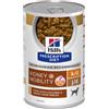 HILL'S PET NUTRITION SpA PRESCRIPTION DIET CANINE KIDNEY CARE K/D + MOBILITY J/D POLLO E STUFARO 354 G