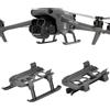 Craznick Mavic 3 Pro/Mavic 3 Pro Cine Landing Gear Pieghevole Estensione Gamba a Sgancio Rapido Estensore Altezza Extender Protector Kit per DJI Mavic 3 Pro/Mavic 3 Pro Cine Drone Accessori