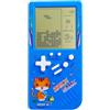 TAQY Modello di gatto carino Console di gioco in mattoni 23 giochi di mattoni Guerra dei carri armati Mini macchina da gioco retrò Bambini Giocattolo Dispositivo di gioco portatile portatile (Blue)