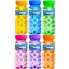 JOYIN 6 pezzi bottiglie di bolle (4 oz/118ml soluzione di bolle), bolle di partito favori per i bambini, bacchetta di bolle, colori assortiti grande kit di bolle, Toddler giocattoli estivi regalo