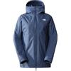 THE NORTH FACE Hikesteller Triclimate Giacca, Shady Blue White Heather-Summit Navy, M Donna
