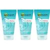 Garnier Skin Naturals attiva Pure Active Gel Disincrostante Neri 150 ml, Confezione da 3