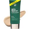 Shakeup Cosmetics - Crema idratante colorata da uomo, SPF25, idratazione 24 h, finish opaco, facile applicazione, vegana, 50 ml (Light)
