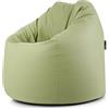 extroitaly POUF mod.TERA (LIME) POLTRONA MORBIDO Mis: 78x78 H.93 cm SFODERABILE RIEMPITA CON SFERE DI POLISTIROLO ADATTABILE AD OGNI SEDUTA