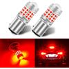 Teguangmei 1157 LED Lampadine Rosso Super Luminosi 3030 42SMD BAY15D P21/5W Freno di Retromarcia Coda Stop Fendinebbia Posteriore Luce di Posizione 12-24V (2 PCS)
