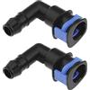 SG Store 2 connettori a gomito per lavafari auto, 1J0955665E, compatibili con Beetle A6 A8 TT/TTS Fabia Octavia Roomster Superb Alhambra
