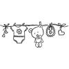 Knorr Prandell Carrello in Legno Ci Timbro Clothesline - 10 x 3,8 Centimetri Knorr prandell