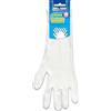PARODI & PARODI Guanti pulizia piatti stoviglie 100% cotone colore bianco, guanti anallergici sottogomito misura unica lunghezza 32cm circa, guanto per lavaggio piatti stoviglie, guanti da cucina 100% made in Italy